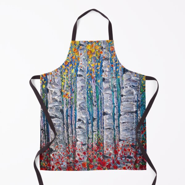 Item preview, Aspen Grove Somewhere Palette Knife Painting II designed and sold by Rocky Mountain Artistry.