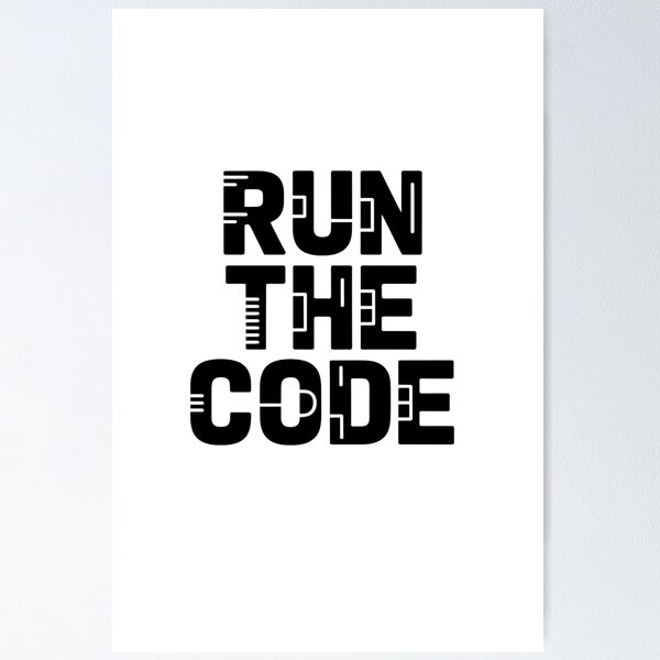 Artikel-Vorschau von Run The Code - Motivation für Programmierer, designt und verkauft von FutureAIArt.