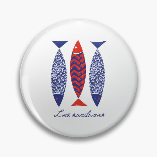 Item preview, Sardines design Vintage Fish Themed Tinned Fish Angler Gifts designed and sold by InnaMGraphic.
