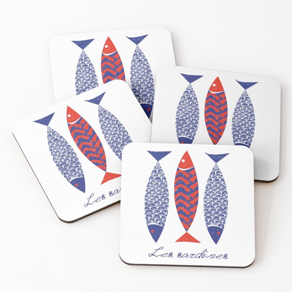 Item preview, Sardines design Vintage Fish Themed Tinned Fish Angler Gifts designed and sold by InnaMGraphic.