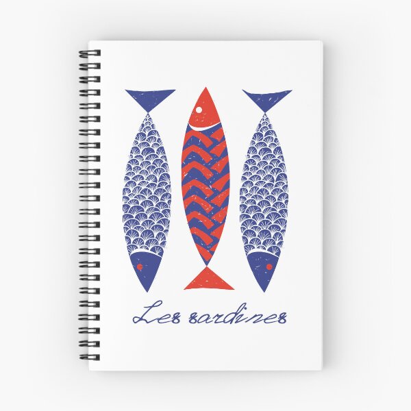 Item preview, Sardines design Vintage Fish Themed Tinned Fish Angler Gifts designed and sold by InnaMGraphic.