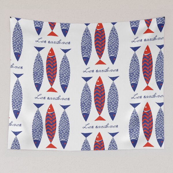 Item preview, Sardines design Vintage Fish Themed Tinned Fish Angler Gifts designed and sold by InnaMGraphic.