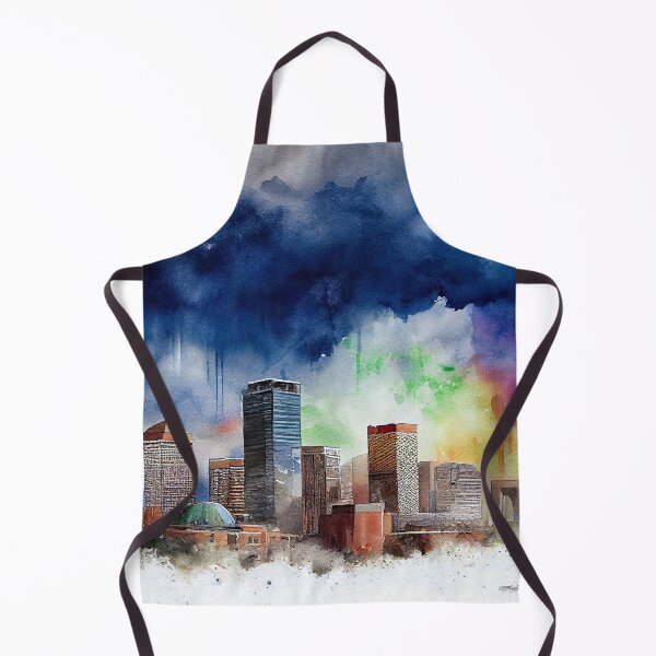 Item preview, A summer storm over downtown Denver designed and sold by Rocky Mountain Artistry.