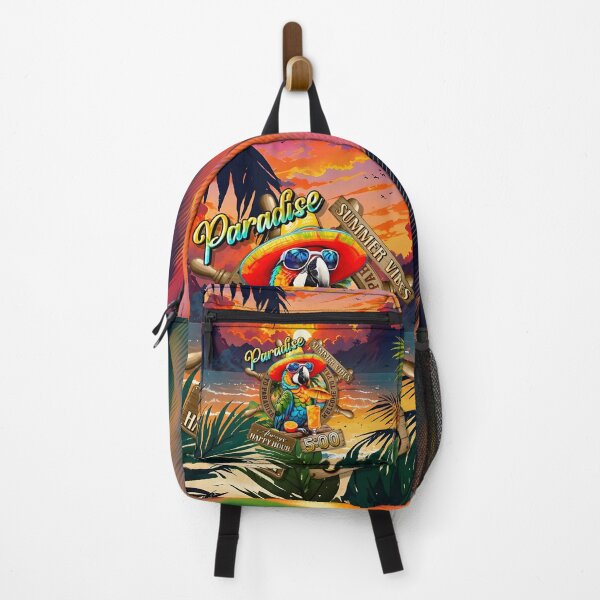Item preview, Always Happy Hour in Paradise It's 5 o'clock Parrot Summer Vibes designed and sold by MindWave THC.