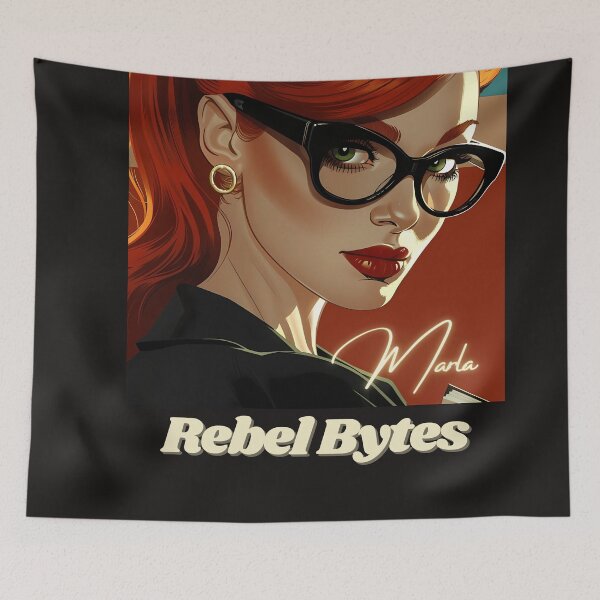 Item preview, Rebel Bytes Tee - Marla Manifesto designed and sold by Oojah's Place.