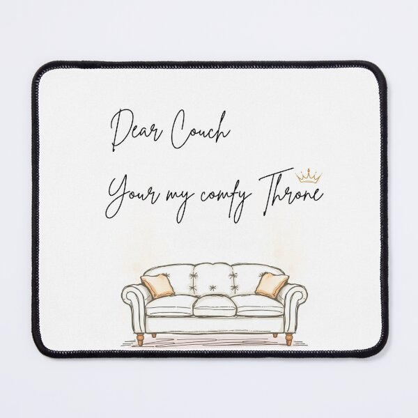 Item preview, Funny Sofa Typography Print: designed and sold by Frame of Mind .
