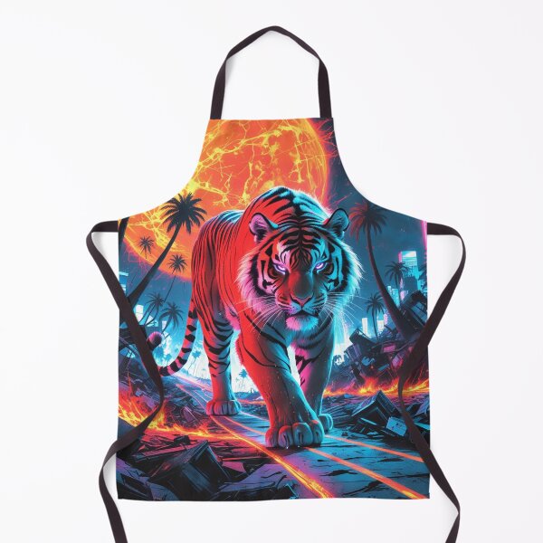 Item preview, Electric Tiger on the Edge of a Forgotten Highway designed and sold by Blueangelgal.