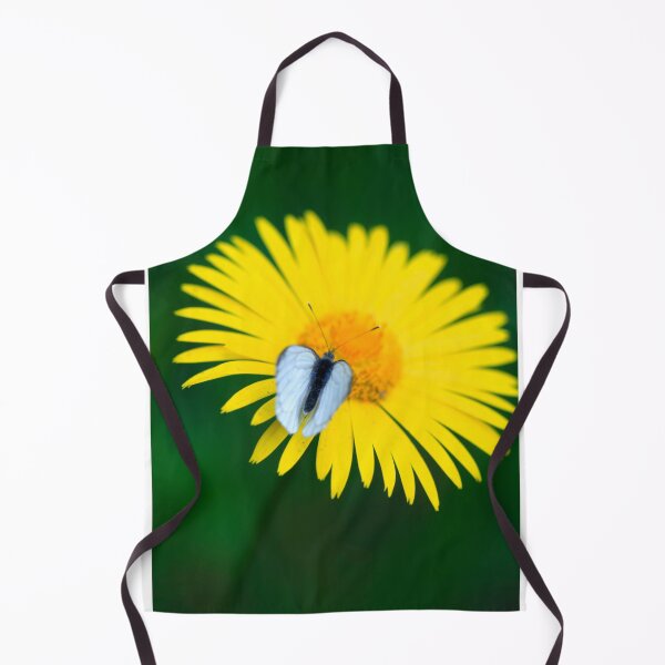 Item preview, White butterfly on yellow flower designed and sold by olena2552.
