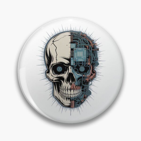 Item preview, Circuit Skull Engineer designed and sold by SignumShop.