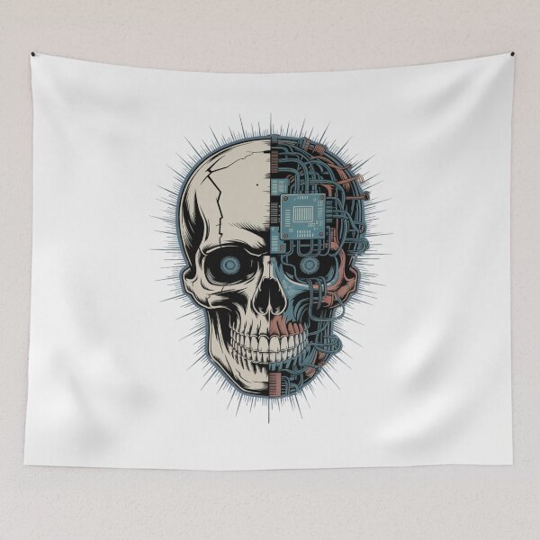 Item preview, Circuit Skull Engineer designed and sold by SignumShop.