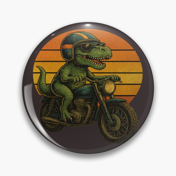 Item preview, T-Rex on a Motorcycle  designed and sold by InksDen.