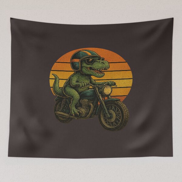 Item preview, T-Rex on a Motorcycle  designed and sold by InksDen.