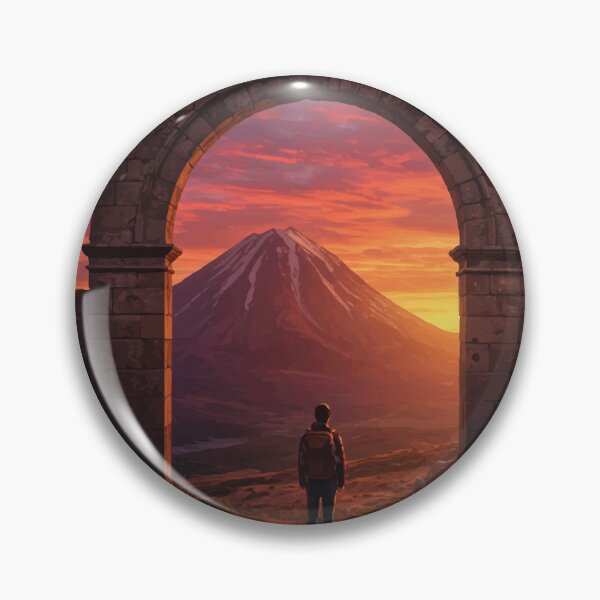 Item preview, Gateway to the Unknown – Fantasy Sunset Art designed and sold by -DEEWOLF-.