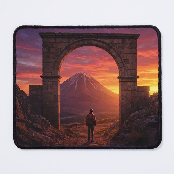 Item preview, Gateway to the Unknown – Fantasy Sunset Art designed and sold by -DEEWOLF-.