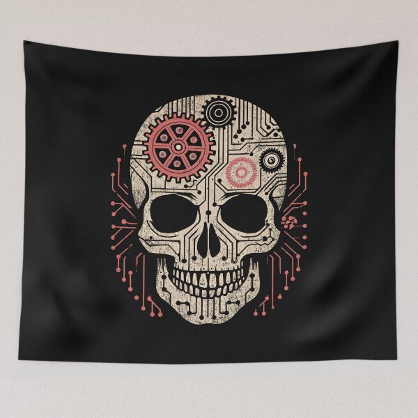 Item preview, Circuit Skull Engineer designed and sold by SignumShop.