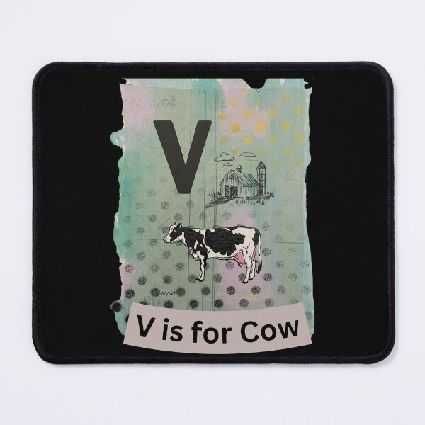 Item preview, Alphabet Flashcard - V is for Cow designed and sold by David Irvine.