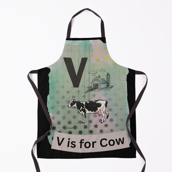 Item preview, Alphabet Flashcard - V is for Cow designed and sold by David Irvine.