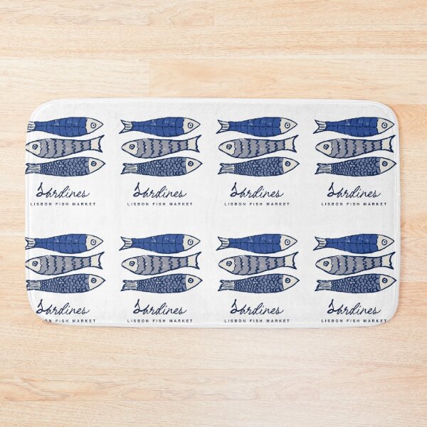 Item preview, Sardines design Fish market Vintage Fish Themed Tinned Fish Angler Gifts designed and sold by InnaMGraphic.