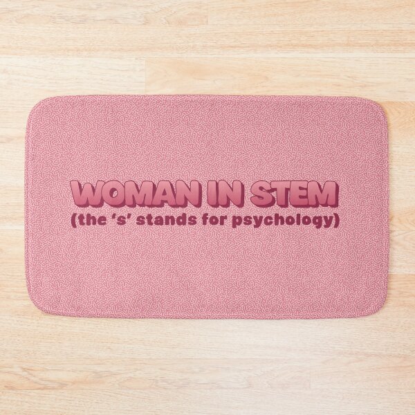 Item preview, woman in stem the s stands for psychology brain background bumper sticker designed and sold by debra's swag shop for cool people.