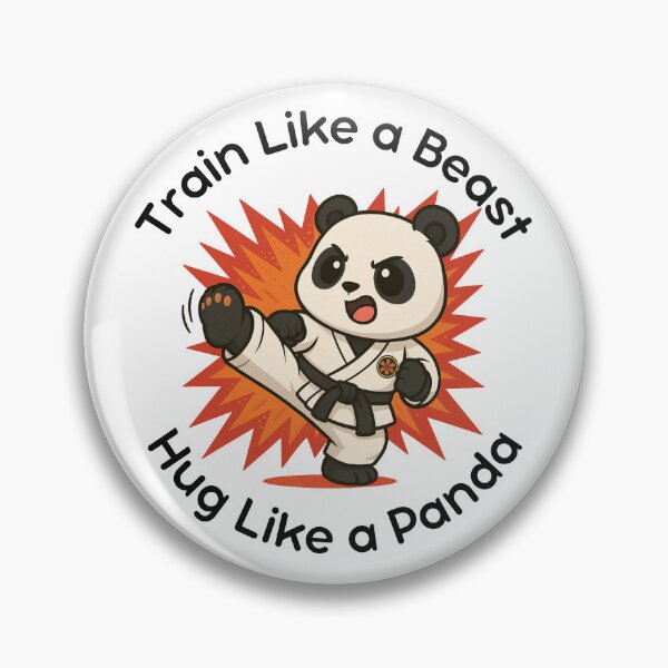 Item preview, Train Like a Beast, Hug Like a Panda – Kawaii Martial Arts Panda designed and sold by Polishthestone.