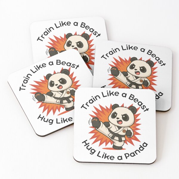 Item preview, Train Like a Beast, Hug Like a Panda – Kawaii Martial Arts Panda designed and sold by Polishthestone.
