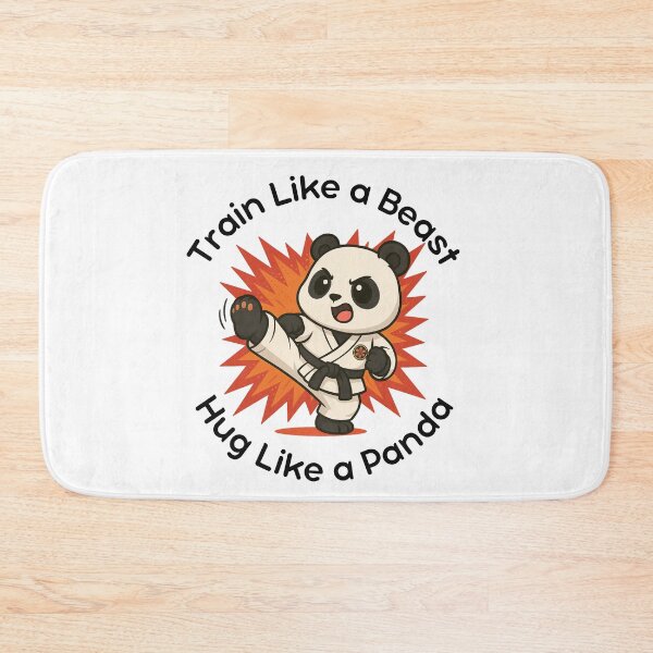 Item preview, Train Like a Beast, Hug Like a Panda – Kawaii Martial Arts Panda designed and sold by Polishthestone.