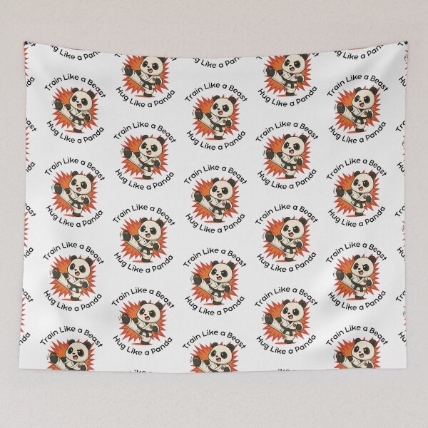 Item preview, Train Like a Beast, Hug Like a Panda – Kawaii Martial Arts Panda designed and sold by Polishthestone.