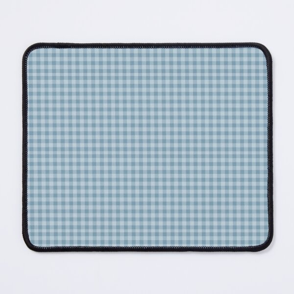 Item preview, Retro Cottagecore Checkered Gingham Pattern in Vintage Dusty Blue designed and sold by SamJanner.