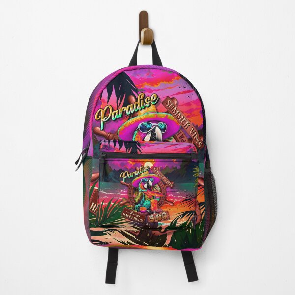 Item preview, Always Happy Hour in Paradise It's 5 o'clock Parrot Summer Vibes designed and sold by MindWave THC.