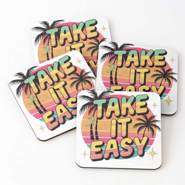 Item preview, Take It Easy – Retro Beach Vibes designed and sold by ARTReMi.