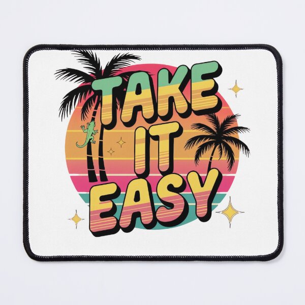 Item preview, Take It Easy – Retro Beach Vibes designed and sold by ARTReMi.