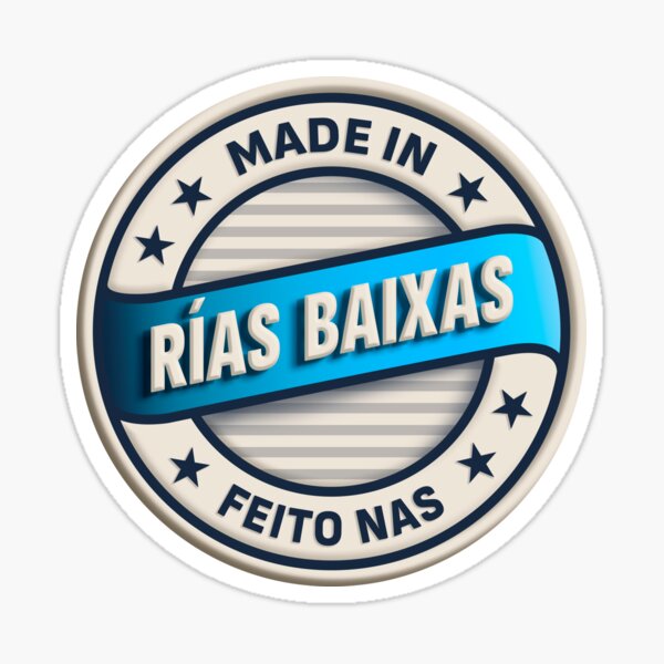 Item preview, Rías Baixas Camisetas Pegatinas Productos Regalos designed and sold by AtlasExplorer.