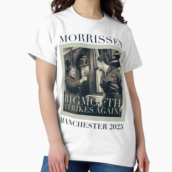 Item preview, MORRISSEY MANCHESTER 2025 BIGMOUTH STRIKES AGAIN designed and sold by The Son & Heir - George Rae.