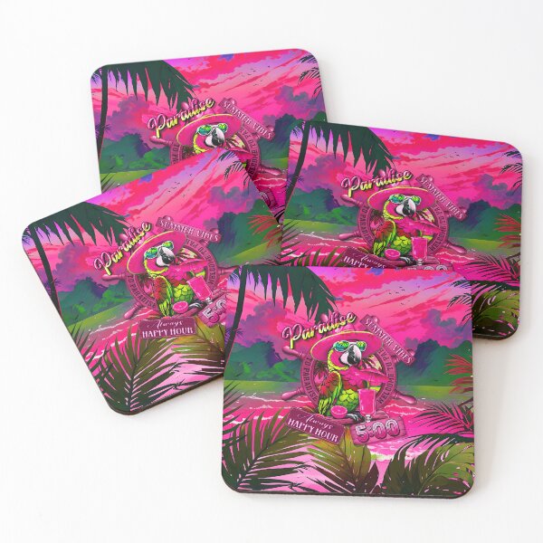 Item preview, Always Happy Hour in Paradise It's 5 o'clock Parrot Summer Vibes designed and sold by MindWave THC.