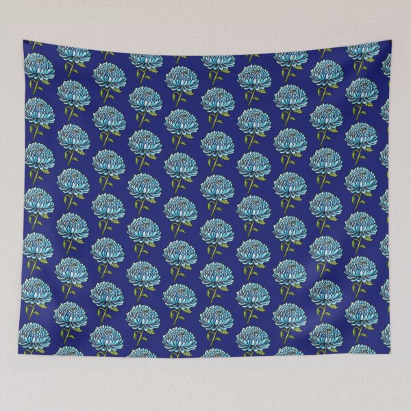 Item preview, Blue Chrysanthemum-no background designed and sold by Moon Raven Studios-art by Mandiva333.