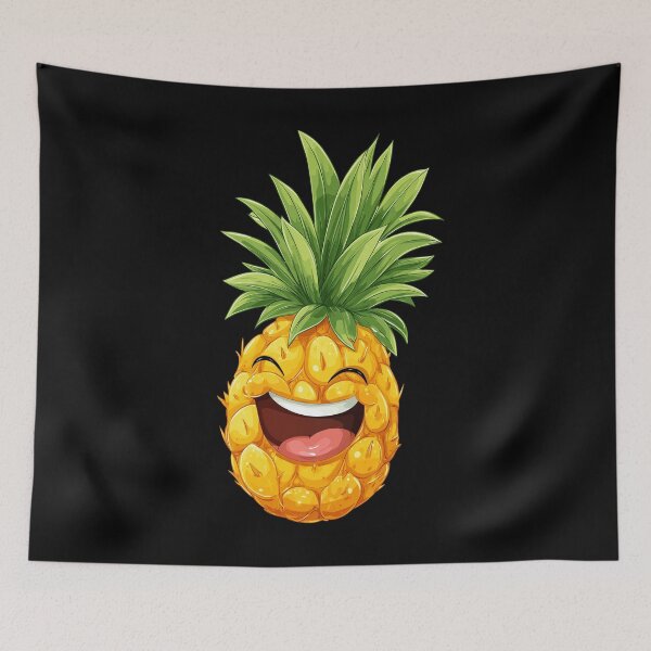 Item preview, Smiling pineapple designed and sold by valerko26.