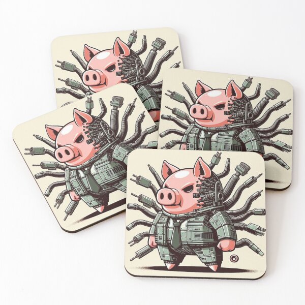 Item preview, B Robot Rampage and the Piggy Protector designed and sold by deepdrinks.