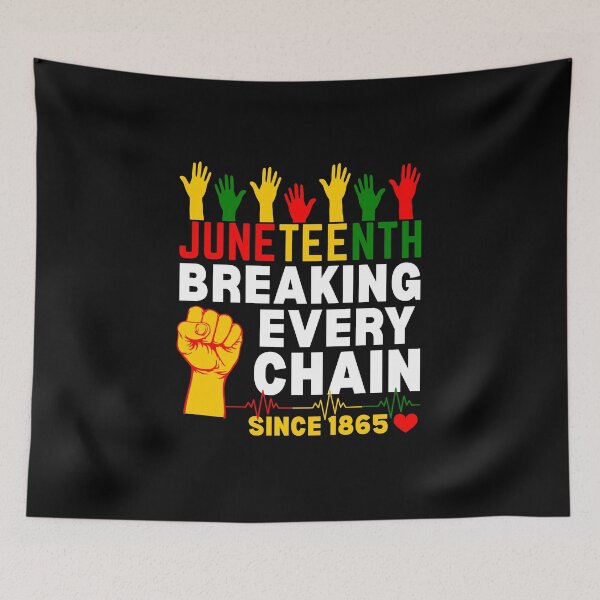 Item preview, Juneteenth Breaking Every Chain designed and sold by Soulzen.
