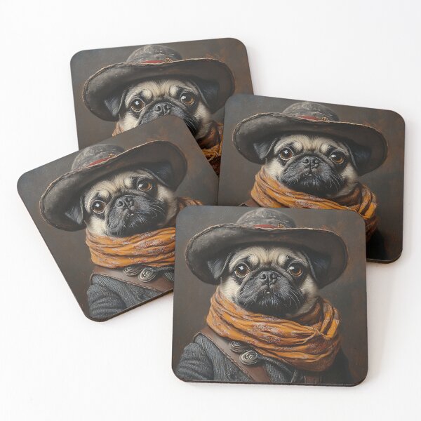 Item preview, Bandito Pug - Cute Mexican Bandit Pug - Stylish Animal Art designed and sold by Chrisjeffries24.