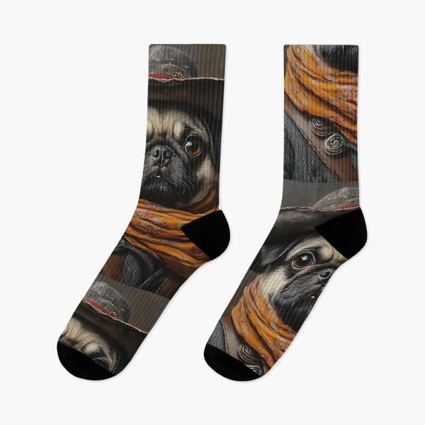 Item preview, Bandito Pug - Cute Mexican Bandit Pug - Stylish Animal Art designed and sold by Chrisjeffries24.