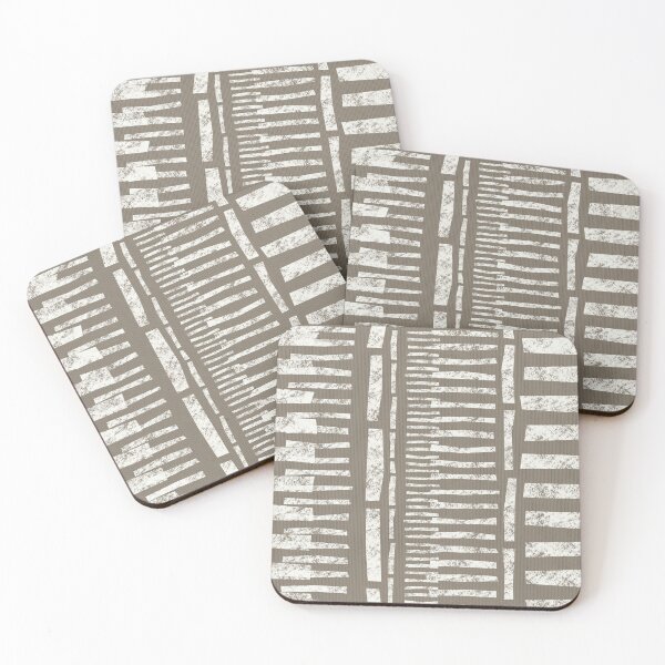 Item preview, Sophisticated imperfect stripes block print look  designed and sold by Designsbyluzia.