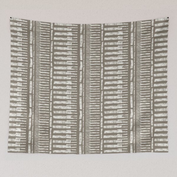Item preview, Sophisticated imperfect stripes block print look  designed and sold by Designsbyluzia.