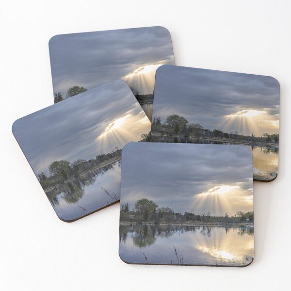 Item preview, God Rays Through Clouds on a Calm Lake designed and sold by Don Arsenault.