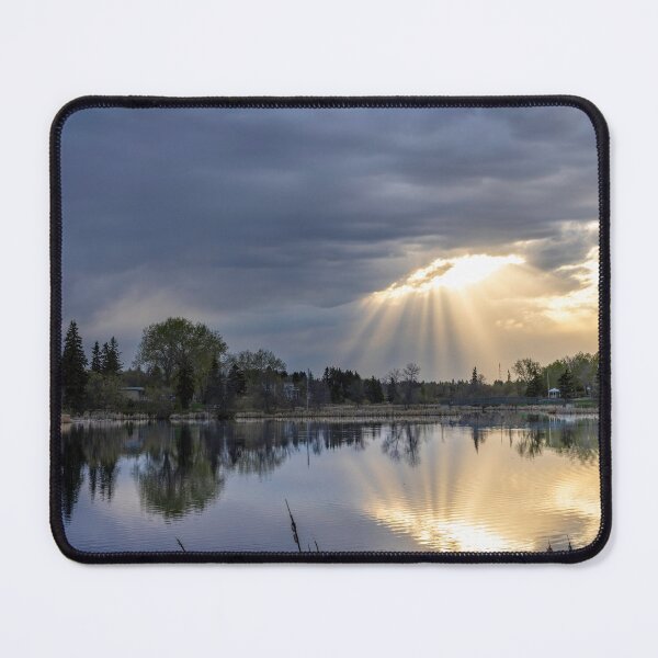 Item preview, God Rays Through Clouds on a Calm Lake designed and sold by Don Arsenault.