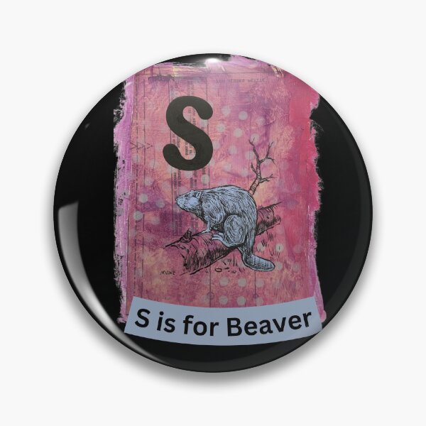 Item preview, Alphabet Flashcard - S is for Beaver designed and sold by David Irvine.