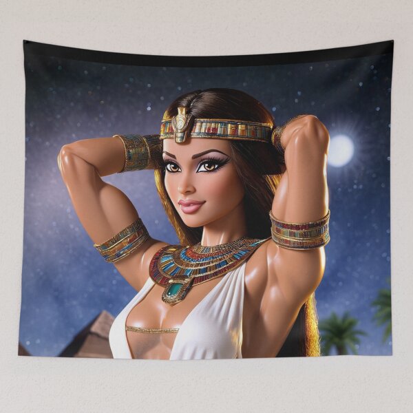 Item preview, Cleopatra ancient Egyptian Priestess artwork designed and sold by Vintage Designs +.