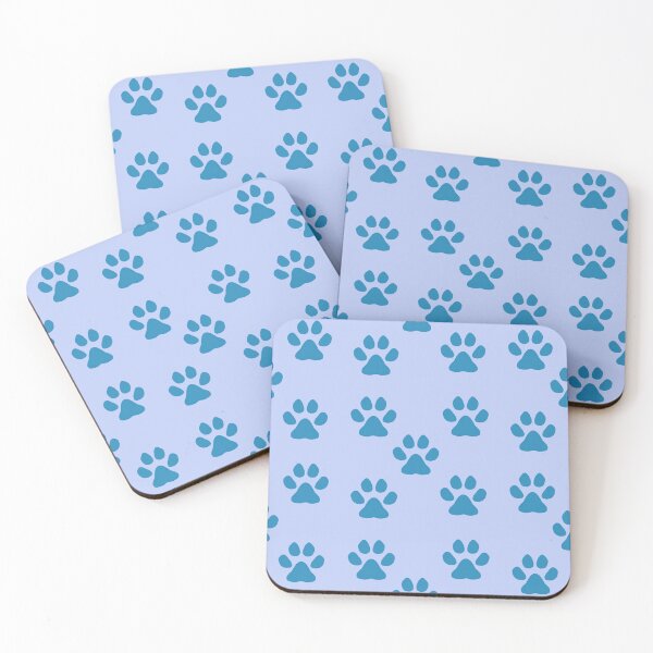 Item preview, Blue Pawprints Pattern  designed and sold by CharliesDoodles.