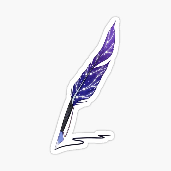 Item preview, Starry Ink Quill designed and sold by Samara Lee Art.