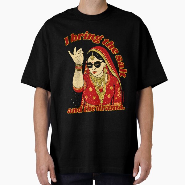 Item preview, I Bring the Salt and the Drama – Sassy Bride Desi Pop Art designed and sold by PunjabiBloc.