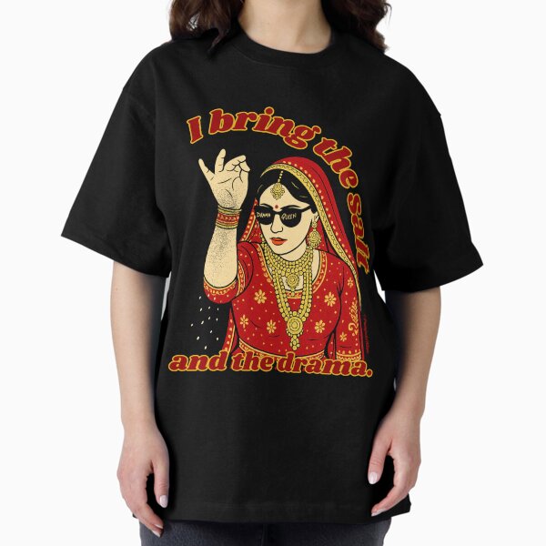 Item preview, I Bring the Salt and the Drama – Sassy Bride Desi Pop Art designed and sold by PunjabiBloc.